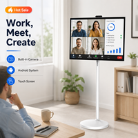 Téléviseur mobile à écran tactile LCD, TV sur pied pour intérieur, Android 11.0 pour 2.1