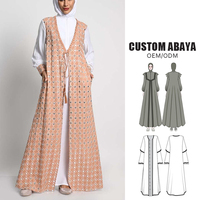 2024 nouvelle femme Wrap taille femmes Maxi modeste traditionnel femmes islamique robe musulmane Abaya 2 pièces ensemble
