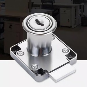 Furniture <b>Lock</b> Drawer <b>Lock</b> Cold-Rolled Steel Durable Universal For <b>Cabinet</b> Door Wardrobe Office Desk - Product Image 2