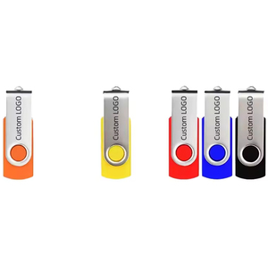 Wholesale Multi-Color Swivel <b>USB</b> Flash Drive 4GB to 128GB Pen Drive U Disk with 32GB 64GB 8GB 16GB Metal <b>USB</b> Flash Drive - Product Image 2