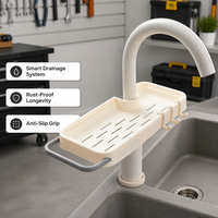 Égouttoir de lavabo amovible ventilé pour éponge et savon, durable