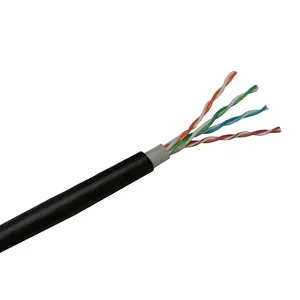 Cat5e Cat5 UTP Außen Lan Kabel 4PR PVC Draht 24AWG Netzwerk Kabel