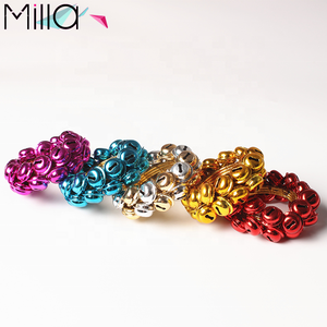 Anneaux de serviette cloche de Noël Vaisselle de fête pour les convives de vacances - Product Image 5