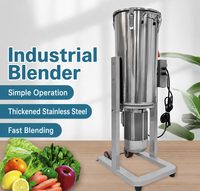 Commerciële fruit- en groenteblander 45L grote capaciteit sapcentrifuge en -pers voor spinazie, wortel, gember, 3000W hoge snelheid blender