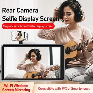 Shsuert White – Accessoire <span class=keywords><strong>d</strong></span>'écran de moniteur de jeu magnétique flexible de 4 pouces avec télécommande sans fil en plastique pour Vlog, Selfie et Diffusion en direct - Product Image 4