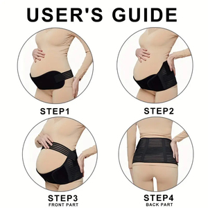 Ceinture de <span class=keywords><strong>grossesse</strong></span> réglable 3 en 1 de haute qualité, ceinture de soutien lombaire, ceinture de maintien du ventre - Product Image 6