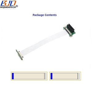 90 độ PCI Express PCIe 1x Khe cắm để PCI-E X1 Adapter riser thẻ + FPC Cáp với pad từ trong kho - Product Image 6