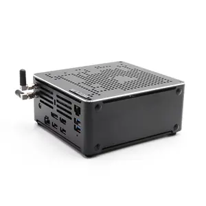 Smallpc Produkt anpassen Xeon E 6 Kerne DDR4 Dual Channels 7USB 2Lan 4K Display Mini Computer