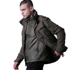 Vestes d'extérieur pour hommes trois en un <span class=keywords><strong>hiver</strong></span> chaud imperméable coupe-vent détachable deux pièces tactique veste alpinisme <span class=keywords><strong>costume</strong></span> - Product Image 6