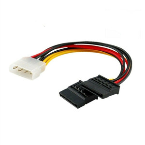 Konektor Kabel Pemisah Daya Hot 4 Pin IDE Molex ke 3 Serial ATA SATA - Product Image 3