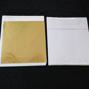 Heißer Verkauf 14*13,5 Cm 500 Blätter B Gold Farbe Taiwan Gold Blatt Für Dekoration Wand Kunst Handwerk Möbel - Product Image 5
