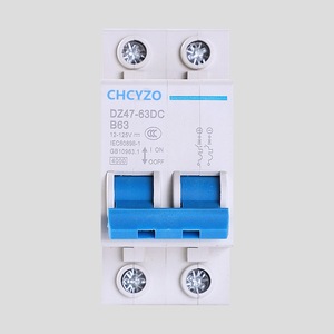 เบรกเกอร์ขนาดเล็ก Chcyzo Dz47-63dc 12-125V B63 4000a สำหรับงานไฟฟ้ากระแสตรง - Product Image 1