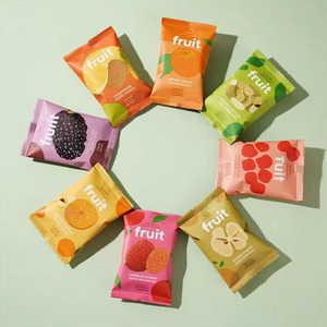 Sacchetto in <span class=keywords><strong>Plastica</strong></span> <span class=keywords><strong>Trasparente</strong></span> Personalizzato per Alimenti, Impermeabile, per Frutta Liofilizzata, Caramelle e Snack, Design con Sigillatura Posteriore - Product Image 2