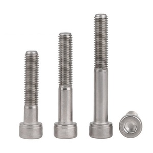 Tornillos hexagonales de medio diente de acero inoxidable, tornillos Allen de rosca parcial, M4, M5, M6, M8, M10, <span class=keywords><strong>M12</strong></span>, DIN912, 304 - Product Image 1