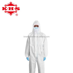 Tela Laminada para Overoles Personalizables, Membrana Microporosa de PE, Tela Impermeable y Transpirable, Melt Blown - Product Image 3