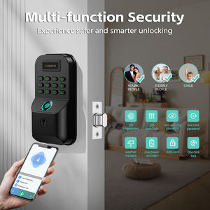 กุญแจล็อคประตูอัจฉริยะ LianTian <span class=keywords><strong>LK9</strong></span> พร้อมระบบจัดเก็บข้อมูลบนคลาวด์ ควบคุมด้วยลายนิ้วมือ รหัสผ่าน แอปพลิเคชัน และกุญแจกลไก พร้อมระบบล็อคอัตโนมัติ - Product Image 4