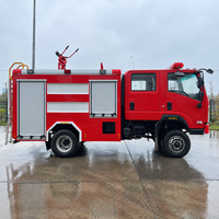 Truk Pemadam Kebakaran Tangki Air 3,5 Ton 4WD untuk Pemadam Kebakaran Kota dan Industri