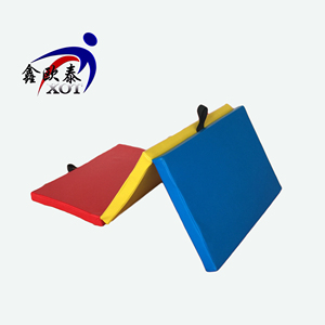 Bán buôn tri-gấp Thể dục dụng cụ thảm 60*60*15cm PVC bìa đỏ vàng xanh da gấp nhào lộn tập thể dục sàn pad cho phòng tập thể dục sử dụng - Product Image 2
