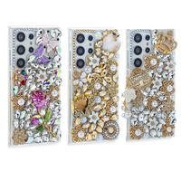Design de luxe pour samsung S25 ultra S24 brillant Bling paillettes étui pour samsung étui diamant A17 A56 couverture arrière coque de téléphone pour fille