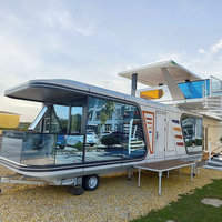 Capsule de couchage mobile de luxe, maison conteneur pour café, villa, boutiques préfabriquées - Maisons modulaires écologiques à installation rapide