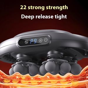 2025 masaje tejido profundo cuerpo eléctrico músculo 22 cabezas pistola de masaje alta percusión vibración espalda cuello - Product Image 2