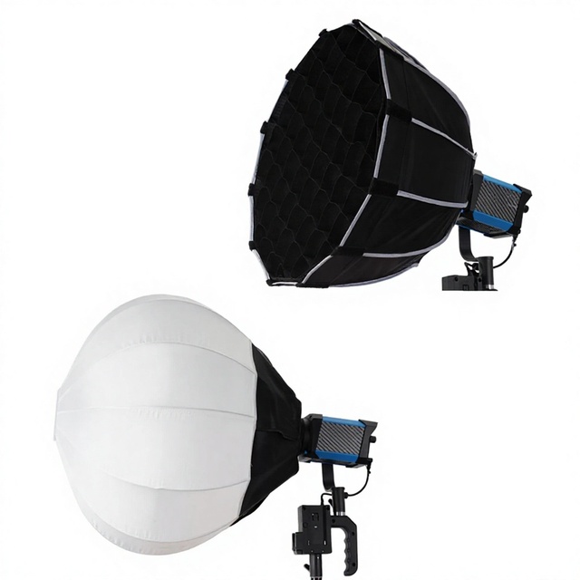 Quick-install Aluminum Alloy Mini Bowens-mount Softbox Softball with Remote Control 45 cm Parabolic Design Grid for Mini Mount