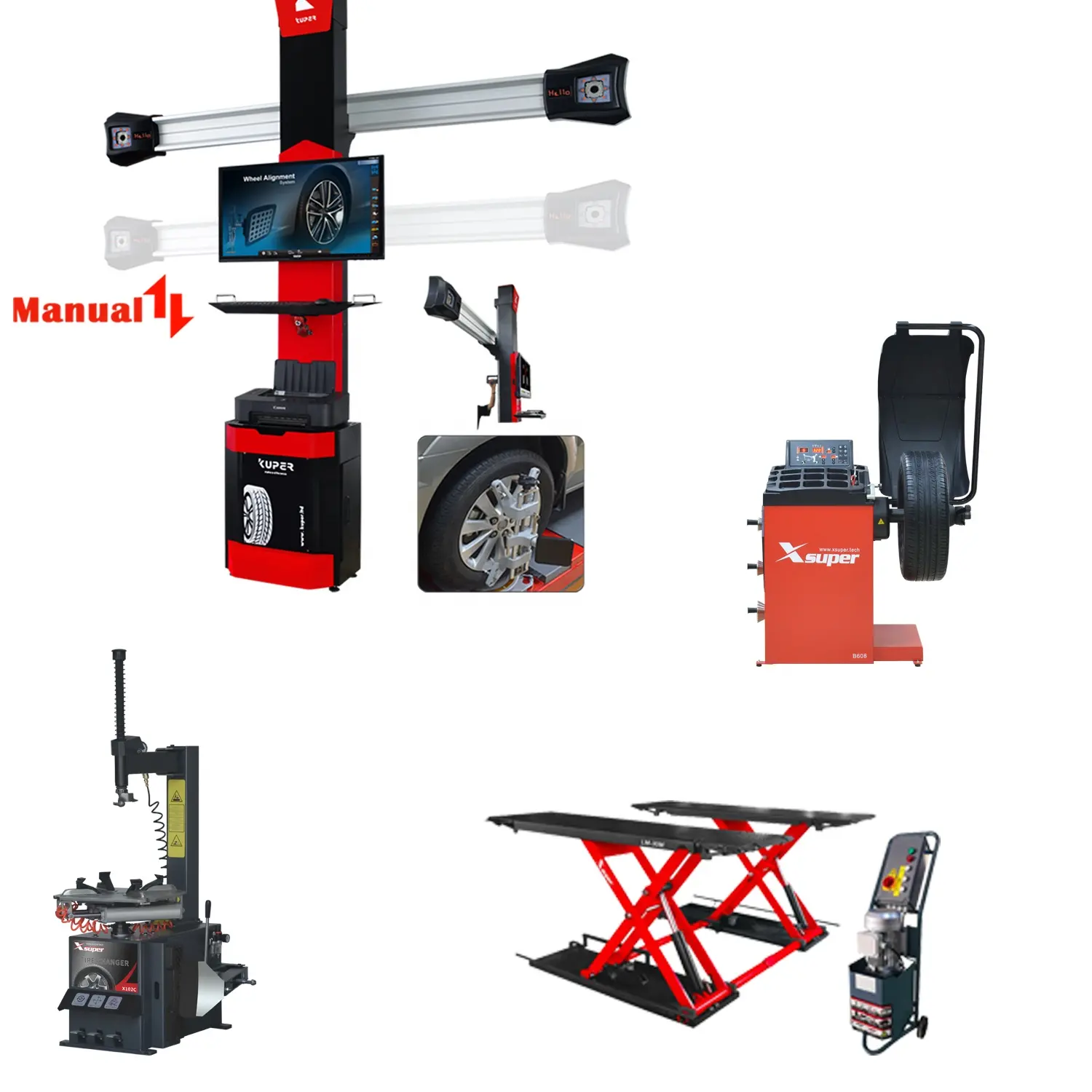 TOP Lawrence K5800 wheel alignment manual lifting wheel alignment garage equipment