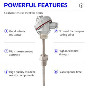 OEM customizável de aço inoxidável do transdutor infravermelho do termômetro PT100 Digitas/ODM Waterproof a aplicação IP65 da água - Product Image 3