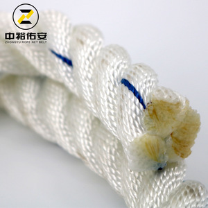 เชือกนิรภัยโพลีเอสเตอร์สีขาวแบบสามเส้น ยี่ห้อ Zhongyu  ปรับแต่งได้ ใช้ได้หลากหลาย สำหรับงานที่สูง งานทางทะเล - Product Image 3