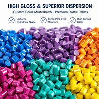 Granulés de colorant ABS brillants à haute intensité pour coques électroniques, jouets et appareils ménagers