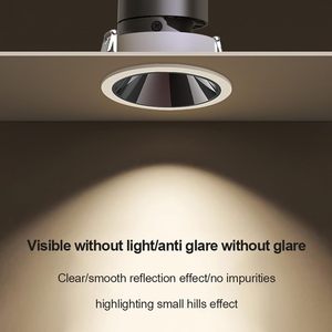 High End Modern Indoor Home Mall Office Commercial 5W/7W/15W/20W Aluminum Flush LED Spot Light High CRI 93 15/24/36 Beam - Product Image 6