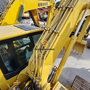 Transport gratuit, faible consommation de carburant, puissante machinerie de construction lourde d'occasion, excavatrice sur chenilles hydraulique Komatsu PC200 d'occasion - Product Image 6