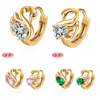Boucles d'oreilles créoles pour femmes en plaqué or 18 carats à la mode bijoux de mode de style de fête en gros pour toutes les occasions