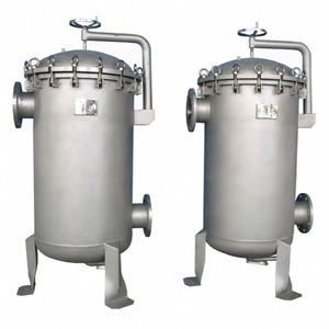 Boîtier de filtre de haute qualité et à débit élevé 40 m³/h en SUS304 avec # Panier filtrant à bière à 2 sacs, conforme aux normes de l'FDA - Product Image 1