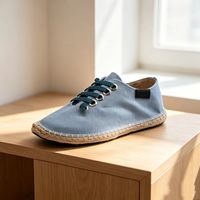 Espadrilles en toile pour hommes, grande quantité, à enfiler, semelle plate en caoutchouc, bout rond, couleur unie, pour stock de magasin, chaussures décontractées d'été pour hommes