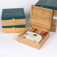 Boîte en bois massif de luxe artisanale sur mesure avec logo OEM/ODM, différentes tailles, pour le vin, le thé, les cadeaux, les bijoux, l'emballage