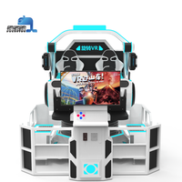 Machine de jeu VR UFO à 2 joueurs de haute qualité pour intérieur, cinéma VR à pièces, simulateur de montagnes russes 9D 360, chaise à mouvement