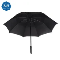 Promocional mais barato 62 polegadas dupla dossel custo de um guarda-chuva de golfe de metro