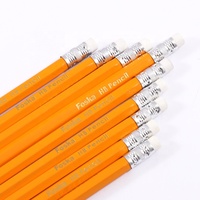 Crayons hexagonaux Foska HB, crayons standard de haute qualité, papeterie scolaire en bois personnalisée de haute qualité, crayons HB en vrac