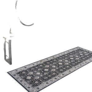 Tapis de couloir en velours cristal à motif floral, antidérapant, pour la maison, la cuisine, le salon, rectangulaire, en fibre de polyester, fin, 0,2 à 0,4 pouces - Product Image 3