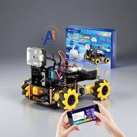 Kit de Coche Robótico ACEBOTT ESP32 4WD WIFI APP AI con Detección y Seguimiento de Objetos en Tiempo Real, Kit de Programación de Robótica Inteligente para Arduino