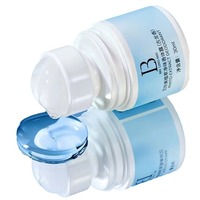 Nouveau 30ml Roller Ball à fond plat Bouteille en plastique PP vide huile essentielle déodorant et anti-transpirant Roller Ball Container