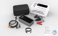 Pabrik langsung 6000mAh 12V Portabel multifungsi baterai mobil Booster 45W Total Output untuk Jump memulai penggunaan sepeda motor 600A