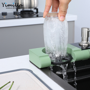 อ่างล้างจานอัจฉริยะแบบน้ำตก สเตนเลสสตีล แบบฝังในเคาน์เตอร์ แบบวางบนเคาน์เตอร์ อ่างล้างจานทันสมัย อ่างล้างจานแบบอ่างเดี่ยว พร้อมก๊อกน้ำ - Product Image 4