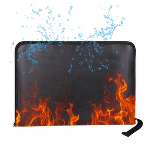 No pica recubierto <span class=keywords><strong>de</strong></span> silicona fuego resistente al agua portátil <span class=keywords><strong>de</strong></span> organizador <span class=keywords><strong>de</strong></span> carpeta <span class=keywords><strong>de</strong></span> archivo dinero <span class=keywords><strong>documento</strong></span> fuego bol - Product Image 2