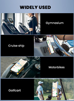 Soporte Magnético Flexible Telescópico para Teléfono con Bloqueo de un Solo Paso, Compatible con Superficies Metálicas de Gimnasios y Carritos de Golf