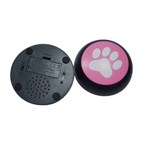 Precio Especial, Stock de Fábrica, Botón de Grabación de Huellas de Patas de Mascotas de Plástico, Funciona con Batería, Comunicación Interactiva para Perros y Gatos - Product Image 2
