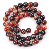 AsVrai U naturel rêve rouge Agates pierre perles rondes en vrac pour la fabrication de bijoux 4/6/8/10/12 MM bracelets à bricoler soi-même accessoires en gros
