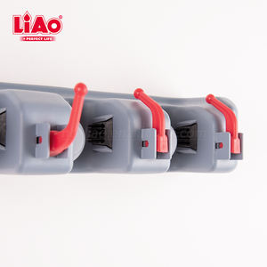 <span class=keywords><strong>Support</strong></span> <span class=keywords><strong>mural</strong></span> <span class=keywords><strong>pour</strong></span> <span class=keywords><strong>balai</strong></span> et serpillière LiAo, organisateur d'outils de nettoyage en plastique avec 4 crochets et 3 pinces - Product Image 5