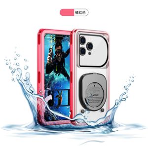 Estuche de natación impermeable OEM Universal para iPhone 16 Pro Max 15 <span class=keywords><strong>Plus</strong></span> 14 13 12 Funda de teléfono celular subacuática de cubierta completa - Product Image 2